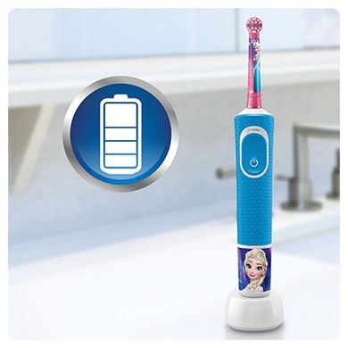 Зубная щетка детская Oral-B D100 Kids Frozen (Холодное сердце) + футляр