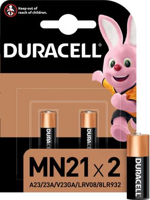 Батарейки специализированные DURACELL 12V MN21 2шт (5000394071117)