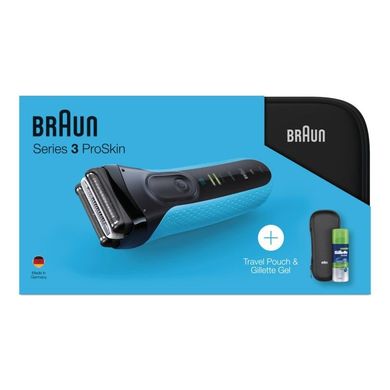 Электробритва Braun Series 3 ProSkin 3040ts Wet&Dry, blue