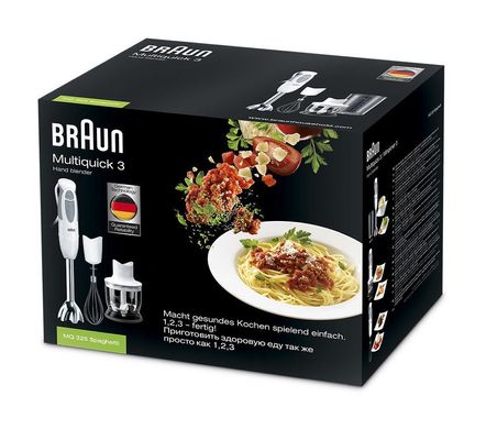 Погружной блендер Braun MultiQuick 3 MQ 325 Spaghetti