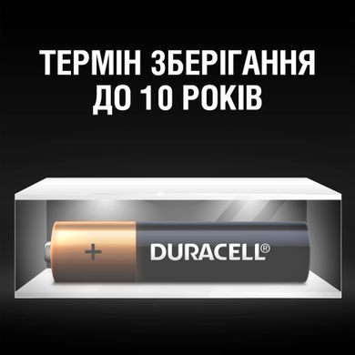 Батарейки DURACELL Basic AAA 1.5V LR03 4шт (5000394052543)
