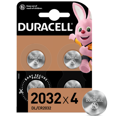 Батарейки DURACELL Літієва 3V 2032 4 шт (5000394071780)