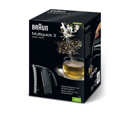 Електрочайник Braun MultiQuick 3 WK 300 Black