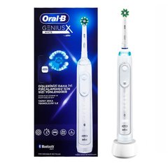 Зубна щітка Oral-B Genius X 20000N White (Білий) Cross Action D706.513.6X
