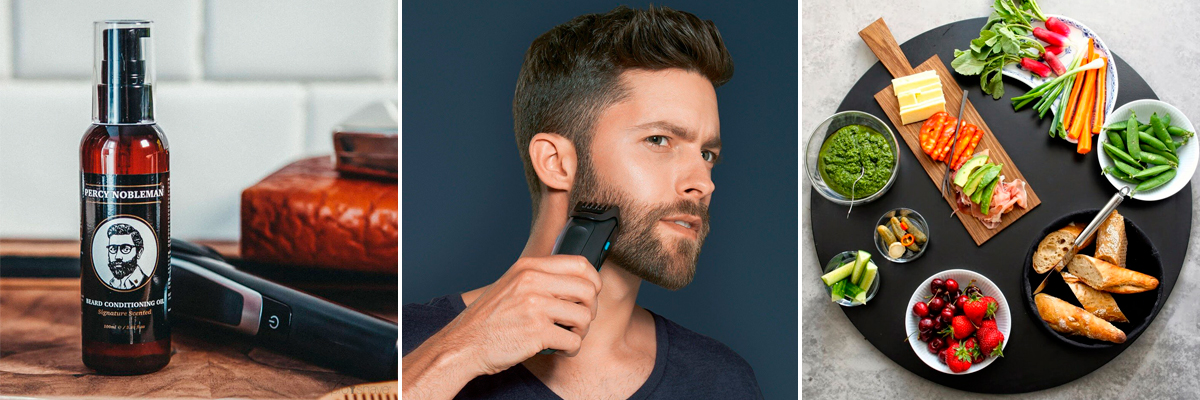 застосування доглядових засобів для укладання бороди