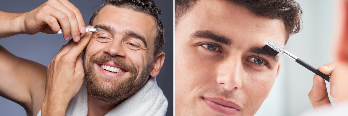 як підстригти брови чоловікові