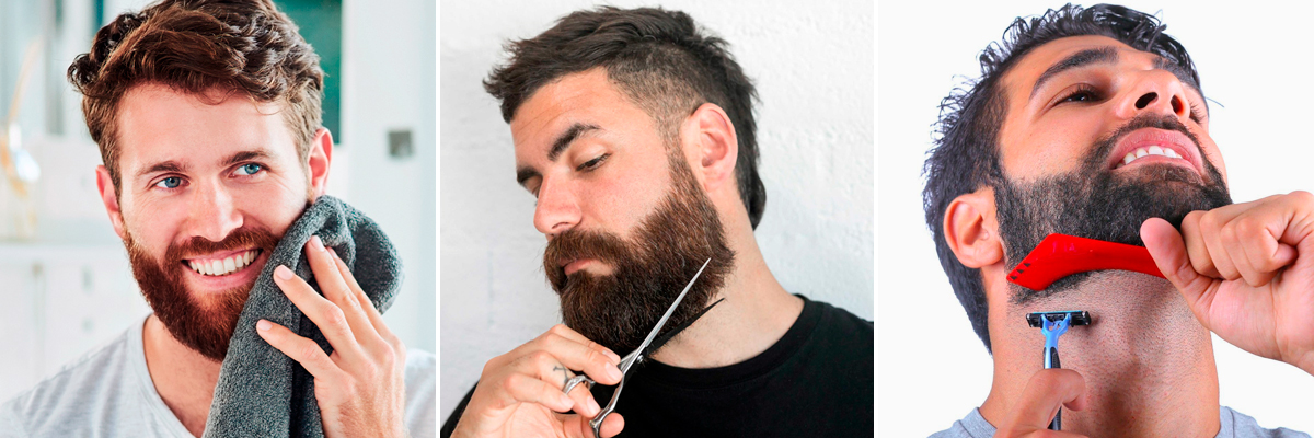 як зробити контур бороди покроково