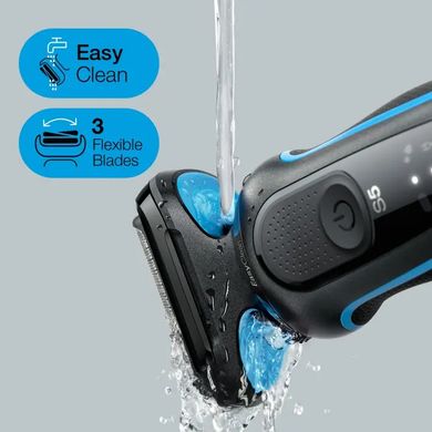 Електробритва Braun Series 5 51-B4650cs BLACK / BLUE Wet&Dry