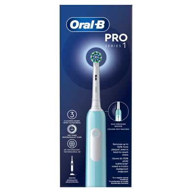 Зубная щетка Oral-B Pro Series 1 CrossAction Caribbean Blue (голубая) D305.513.3