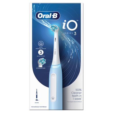 Зубная щетка Oral-B Braun iO Series 3 iOG3.1A6.0  Ice Blue (Голубая)