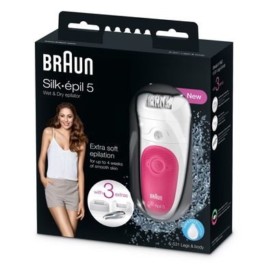 Епілятор Braun Silk-epil 5 SE 5531 Wet&Dry