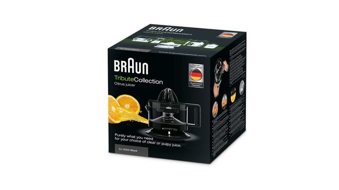 Соковыжималка для цитрусовых Braun Tribute Collection CJ 3000 BK