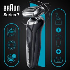 Електробритва Braun Series 7 71-N7200cc BLACK Wet&Dry