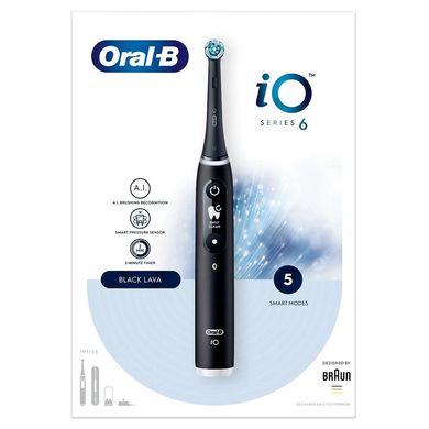 Зубная щетка Oral-B Braun iO Series 6 iOM6.1B6.3DK Black