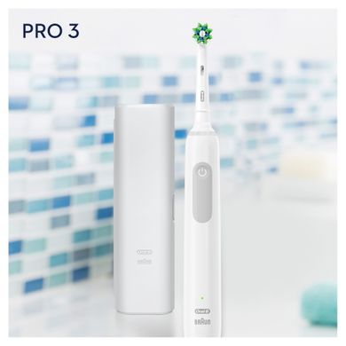 Зубная щетка Oral-B Pro 3 3000 D505.513.3 Sensitive clean White (белая)