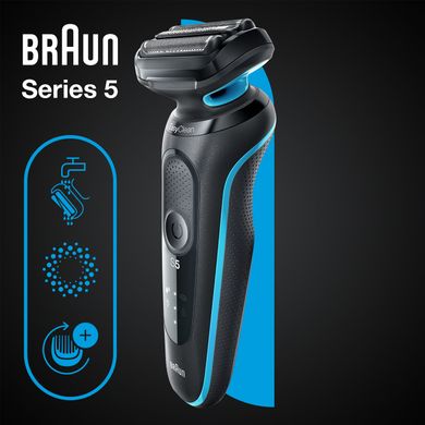 Електробритва Braun Series 5 51-M1000s BLACK / MINT Wet&Dry