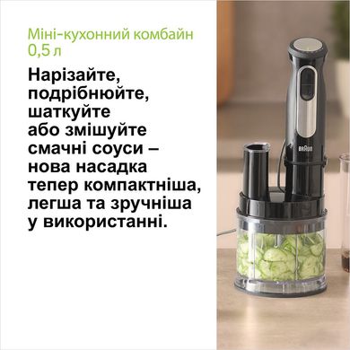 Ручний блендер Braun MultiQuick 5 Pro MQ 55755 M BK black (чорний)