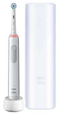 Зубна щітка Oral-B Pro 3 3500 D505.513.3 Sensitive clean white (біла) + футляр