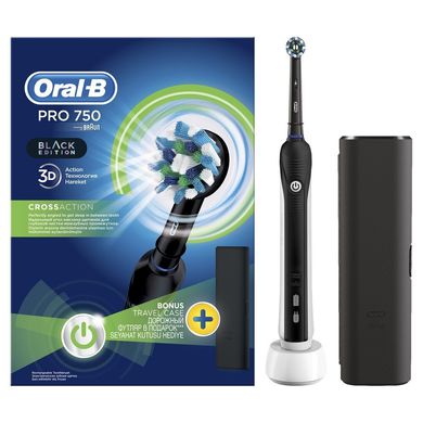 Зубная щетка Oral-B Cross Action PRO 750 Black Edition