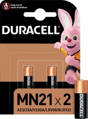 Батарейки спеціалізовані DURACELL 12V MN21 2шт (5000394071117)