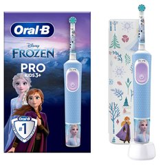 Зубная щетка детская Oral-B Pro D103 Kids (3+лет) Frozen (Холодное сердце) + футляр