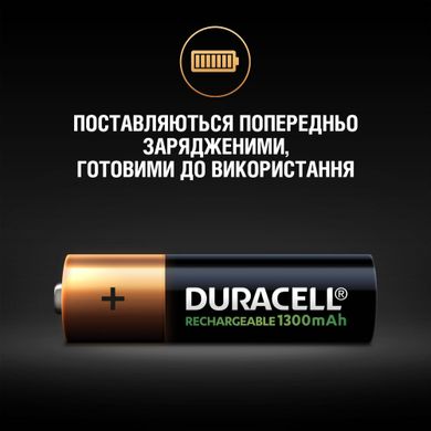 Акумулятор Duracell Turbo AA 1300 мА·ч 4 шт (5000394044982)
