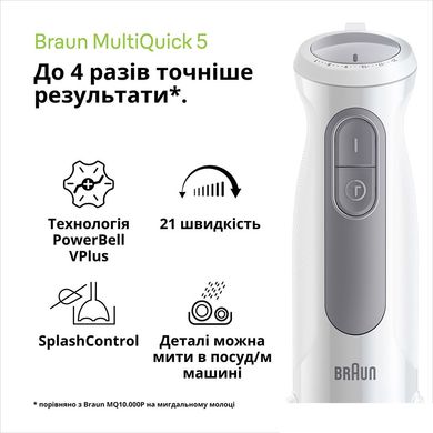 Ручний блендер Braun MultiQuick 5 MQ 50001 M WH