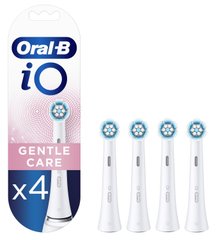 Насадка для зубної щітки Oral-B Braun iO Gentle Care (Ніжний догляд) iO RB-4 white (біла) 4 шт