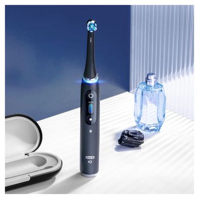 Насадка для зубной щетки Oral-B Braun iO Ultimate Clean (Максимальная очистка) iO RB-4 black (черная) 4 шт