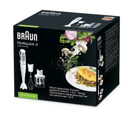 Погружной блендер Braun MultiQuick 3 MQ 325 Omelette