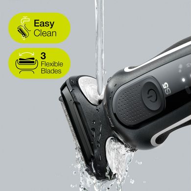 Електробритва Braun Series 5 51-W1200s BLACK / WHITE Wet&Dry