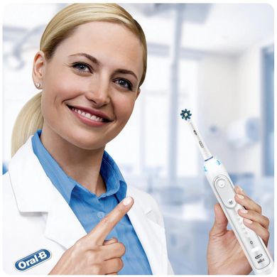 Зубная щетка Oral-B Genius X 20000N White (Белый) Cross Action D706.513.6X