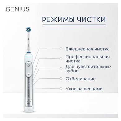 Зубная щетка Oral-B Genius X 20000N White (Белый) Cross Action D706.513.6X