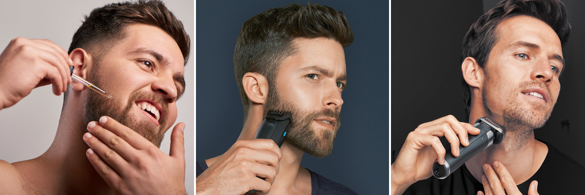 использование масла для бороды, стрижка и бритьё помогут предотвратить зуд